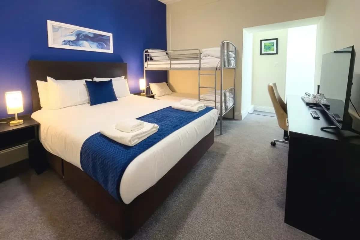 Family Double with Bunk Bed in The Esplanade Hotel Paignton