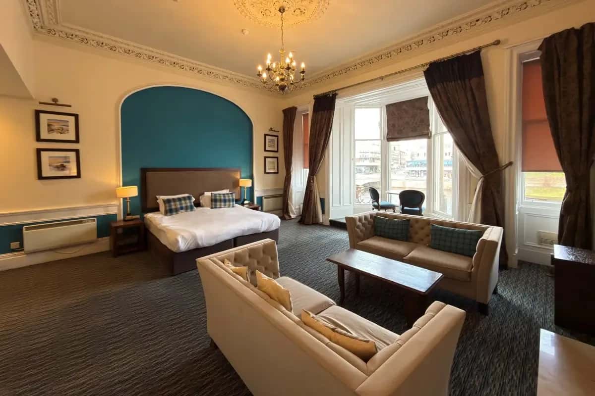 Ness Suite Room with King sized bad