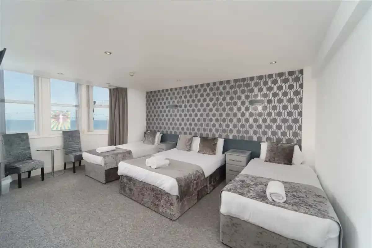 Quad Room in The Royal Boston Hotel Blackpool