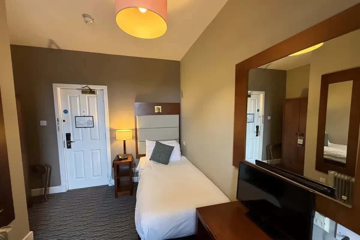 Standard Single Rooom with Single Bed at Columba Hotel Inverness