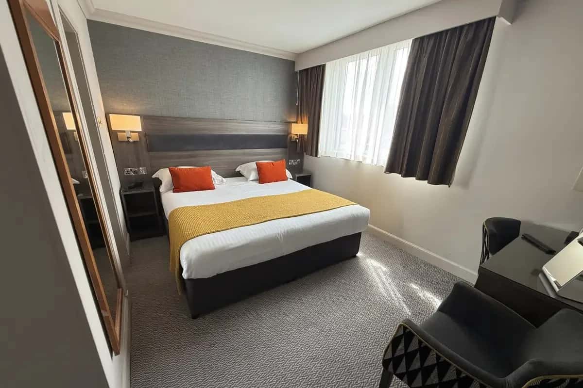 Standard Double Room with double bed at The Angus Hotel Blairgowrie