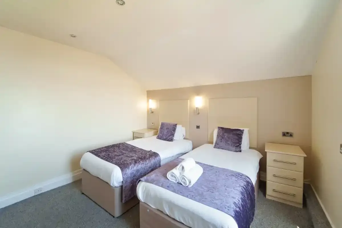 Standard Twin Room in The Royal Boston Hotel Blackpool