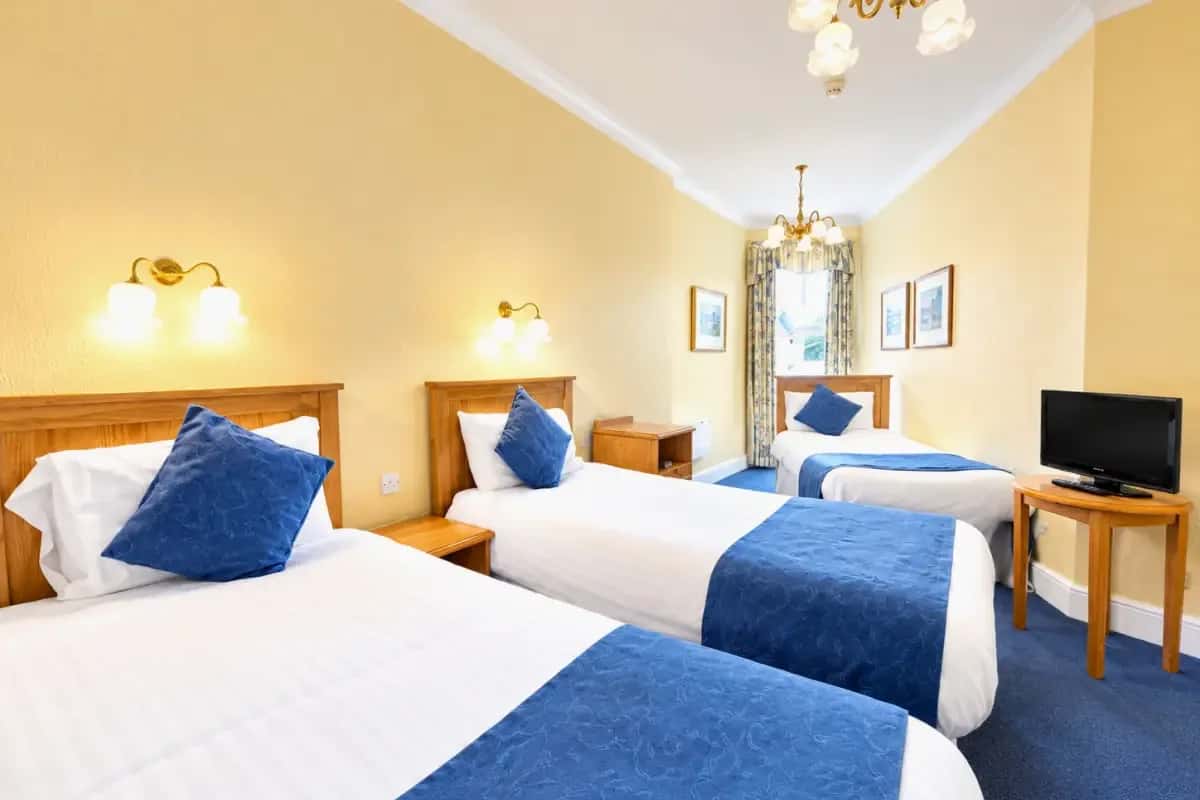 Triple Room at The Hand Hotel Llangollen