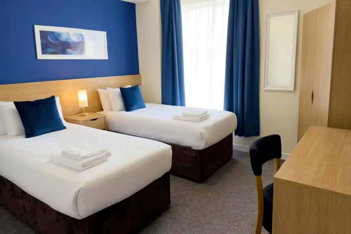 Twin Room in The Esplanade Hotel Paignton