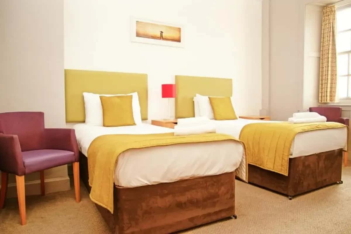 Twin Room at The Portpatrick Hotel