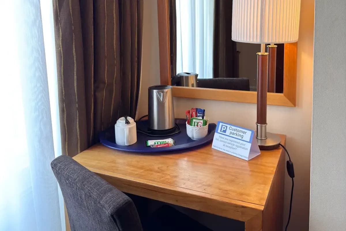 Single Room with a single bed at The Angus Hotel Blairgowrie