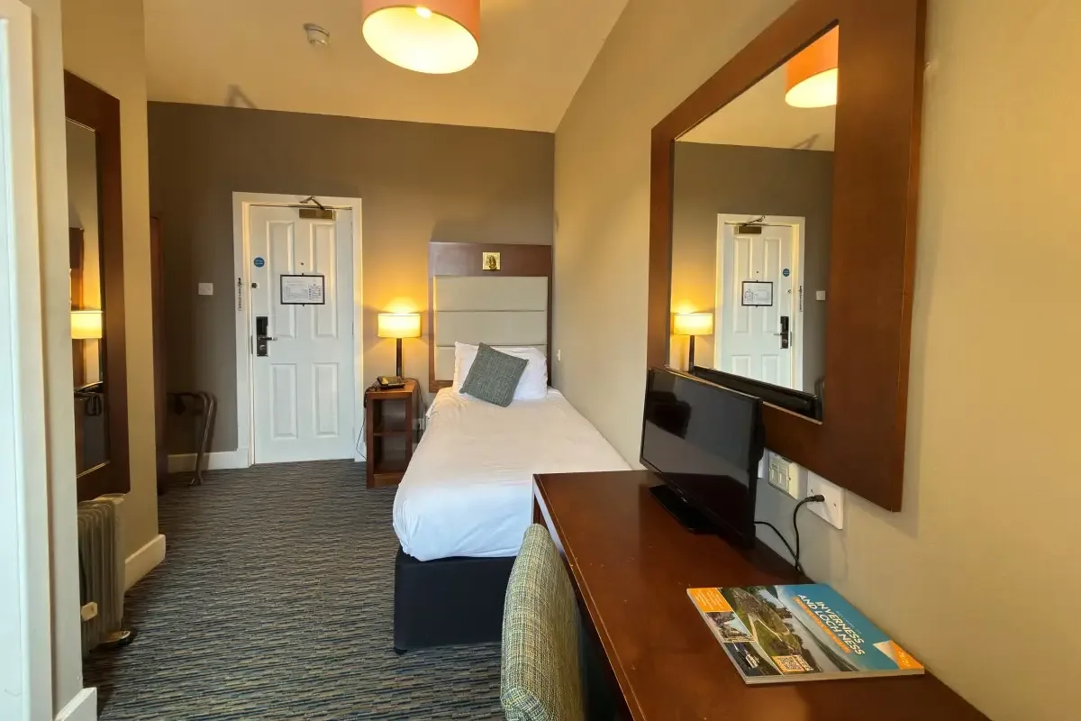 Standard Single Rooom at Columba Hotel Inverness