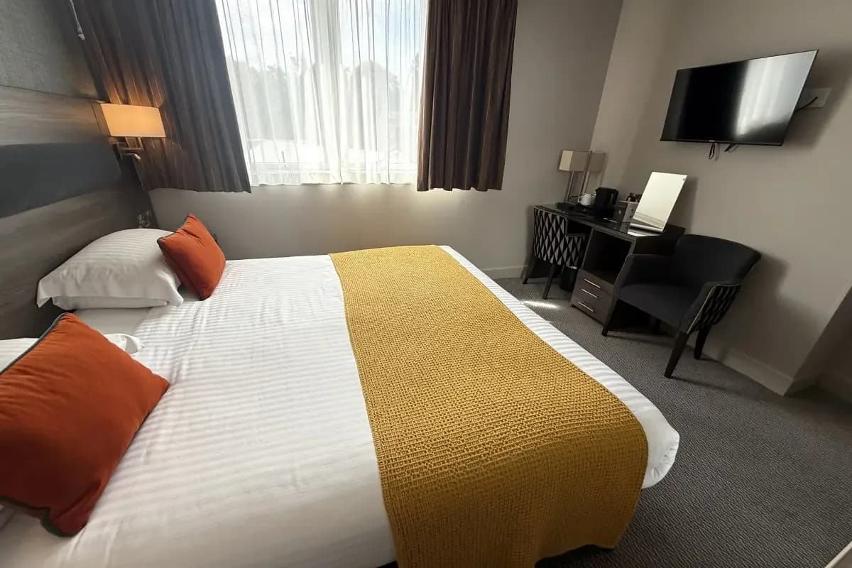 Standard Double Room with double bed at The Angus Hotel Blairgowrie