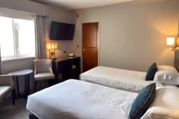Standard Twin Room with two single beds at The Angus Hotel Blairgowrie