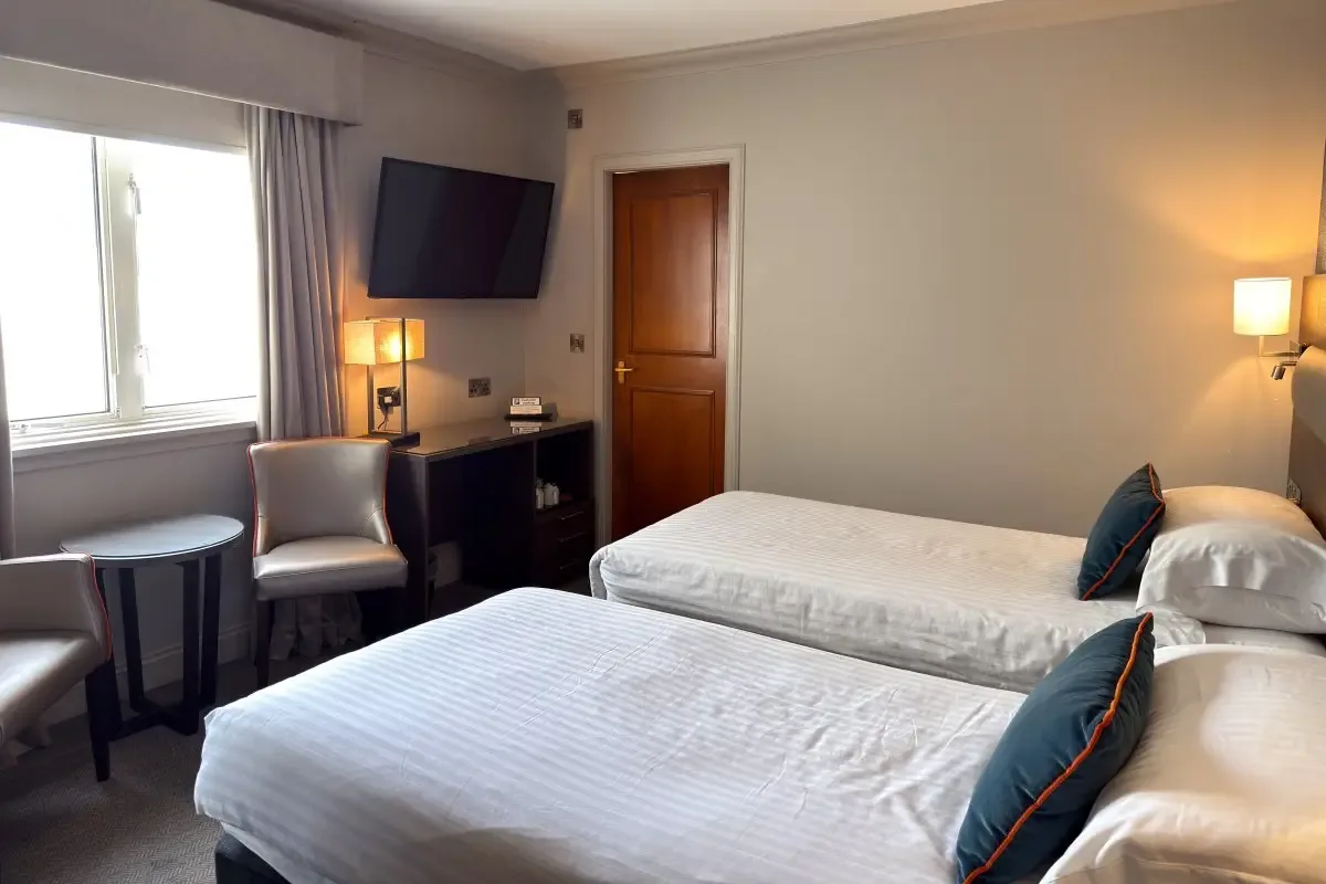 Standard Twin Room with two single beds at The Angus Hotel Blairgowrie