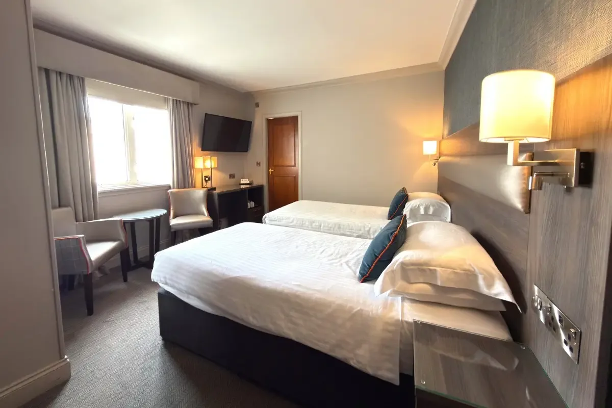 Standard Twin Room with two single beds at The Angus Hotel Blairgowrie
