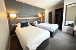Standard Twin Room with two single beds at The Angus Hotel Blairgowrie