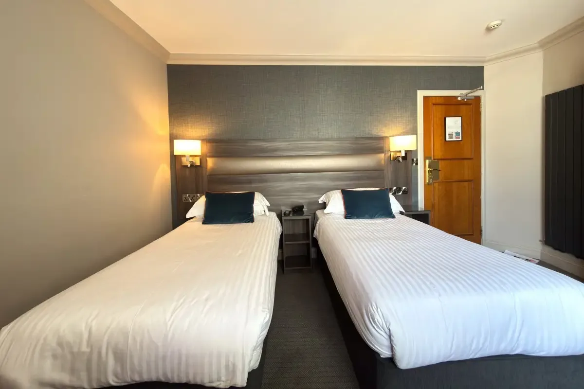 Standard Twin Room with two single beds at The Angus Hotel Blairgowrie