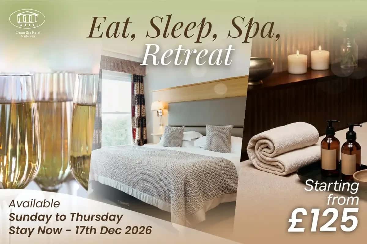 Eat Sleep Spa Retreat spa break at Crown Spa Hotel Scarborough